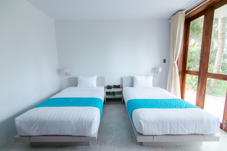 Phòng Deluxe Twin Garden view